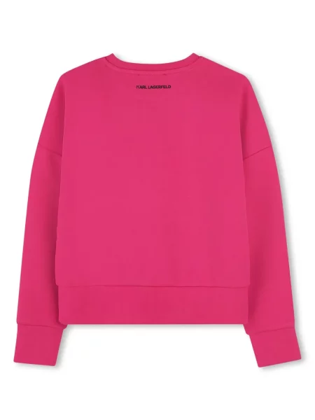 Bluza dziecięca Karl Lagerfeld różowa