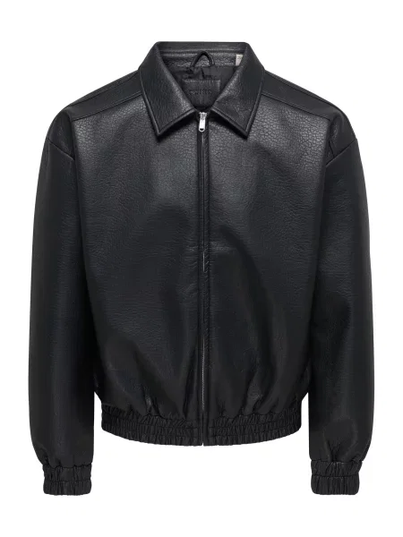Only & Sons Geacă de primăvară-toamnă ONSREX' negru