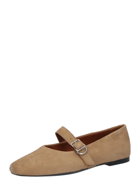 VAGABOND SHOEMAKERS Balerinos su dirželiais JOLIN šviesiai ruda