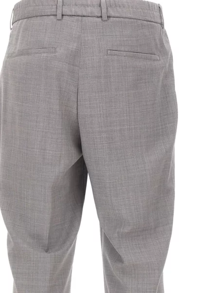 Pantaloni Boss de lână gri