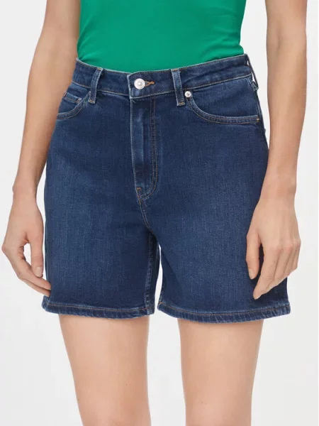 Tommy Hilfiger Τζιν σορτσάκια Dnm Straight Short Rw Kai μπλε