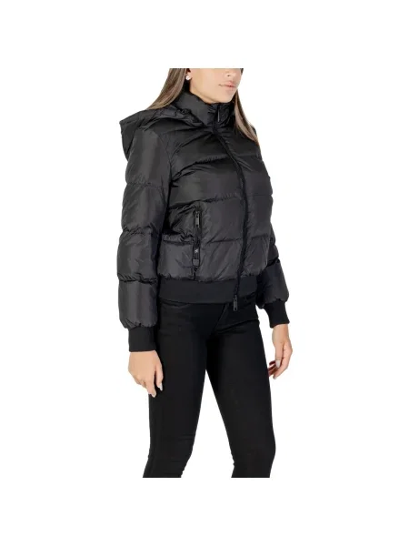 Páperová bunda Armani Exchange čierna