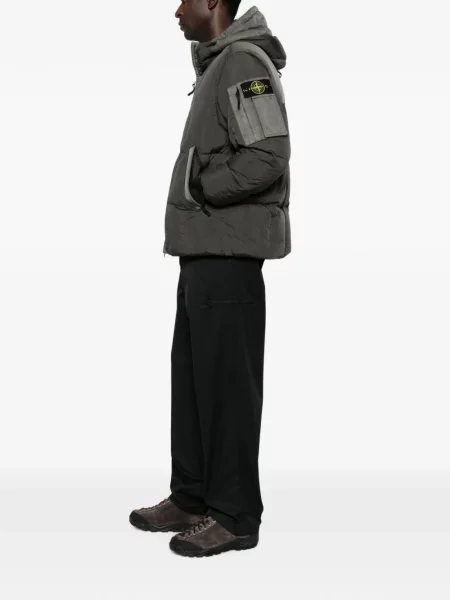 Geacă Stone Island cu strasuri gri