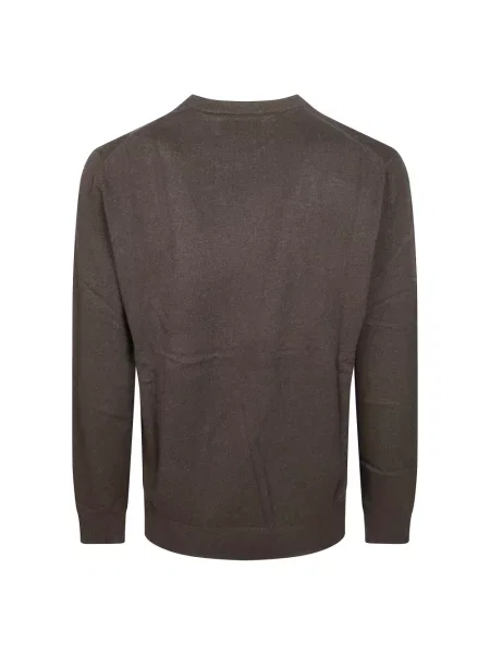 Sweter Mc2 Saint Barth wełniany brązowy
