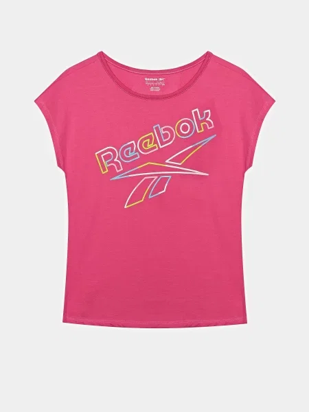 Детская футболка Reebok розовая