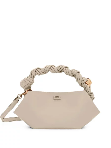Geantă shopper Ganni gri