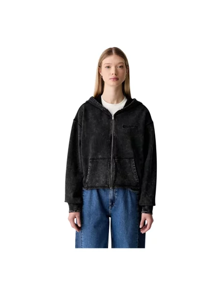 Bluza z kapturem Karl Lagerfeld czarna