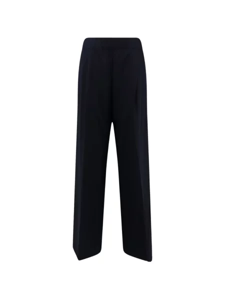 Pantaloni Semicouture cu talie înaltă albastru