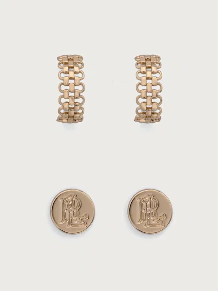 Lauren Ralph Lauren cercei pentru femei din metal pachet de 2