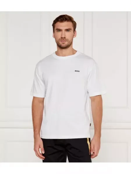 BOSS ORANGE Tricou Galaxy alb