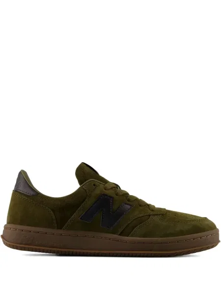Sneakerși New Balance din piele de căprioară verde