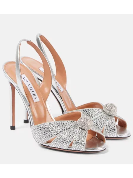 Usnjene sandali Aquazzura