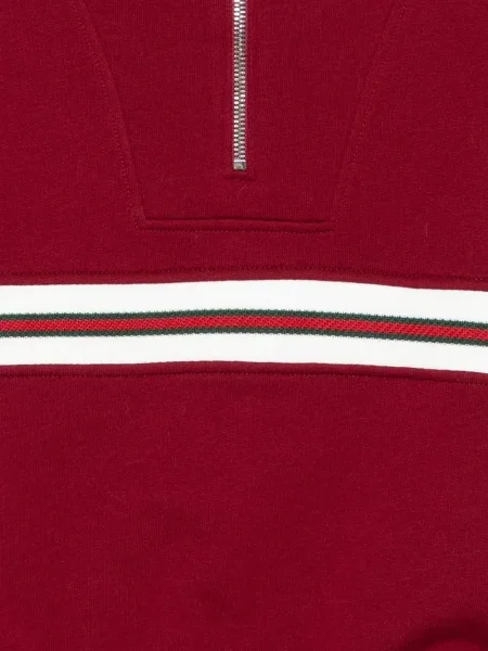 Bluza z kapturem dziecięca Gucci czerwona