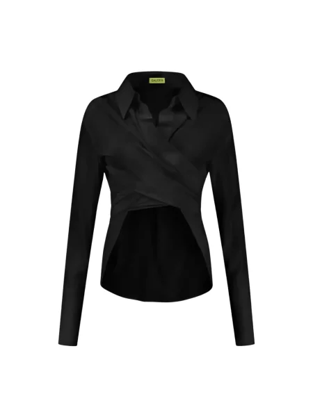 Jedwabna koszula Gauge81 czarna