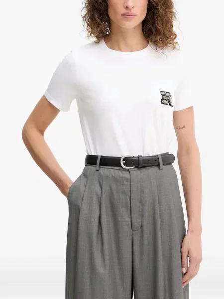 Tricou Ermanno Scervino scurt alb