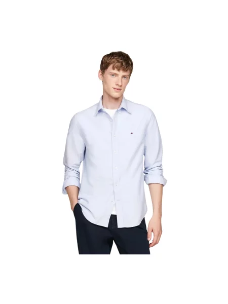 Tommy Hilfiger Koszula Oxford Regular Fit blau niebieska