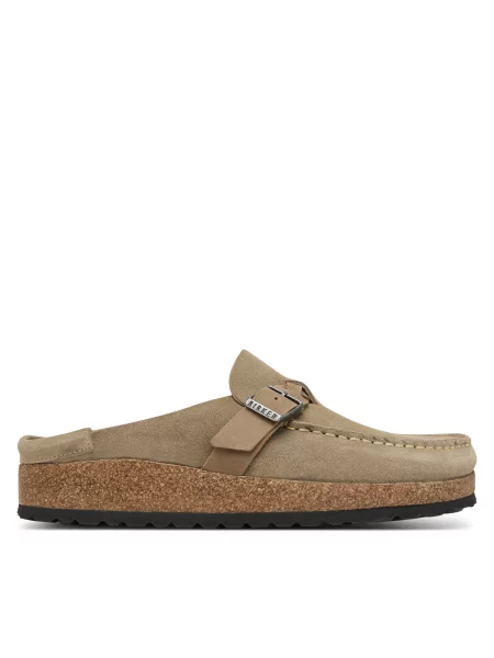 Papuci Birkenstock țesuți bej