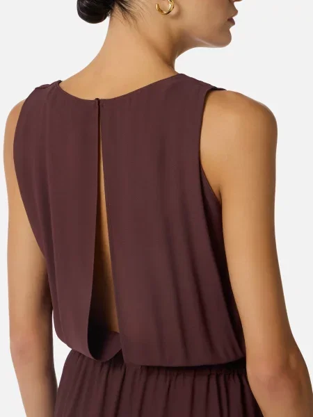 Платье Elisabetta Franchi коричневое