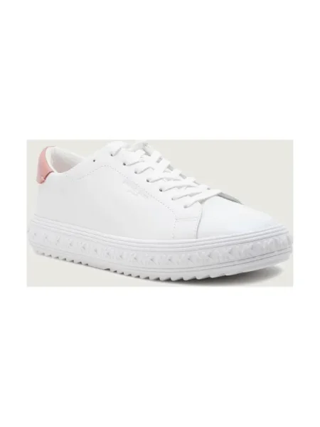 Michael Kors Bőr sneakers tornacipő GROVE LACE UP fehér
