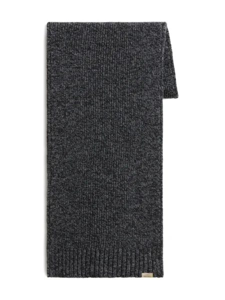Fular Woolrich de lână negru