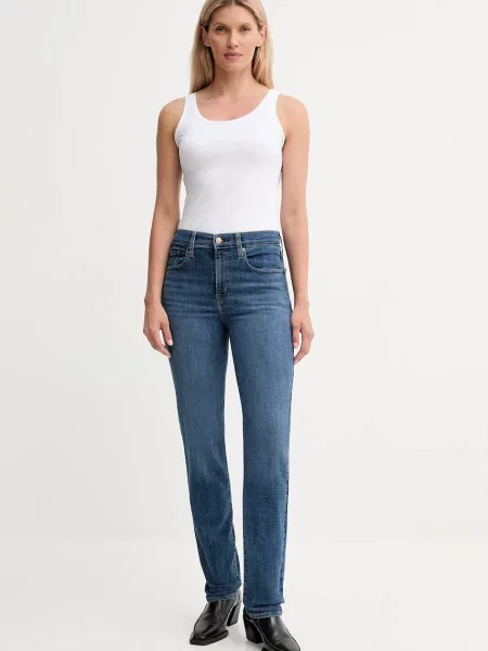 Levi's Rifle HIGH RISE STRAIGHT modrá