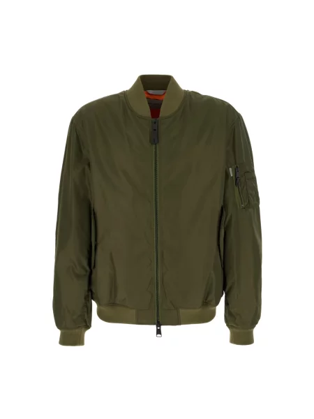 Kurtka bomber Balenciaga z kapturem zielony