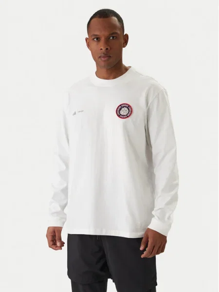Tricou mânecă lungă Adidas Performance alb