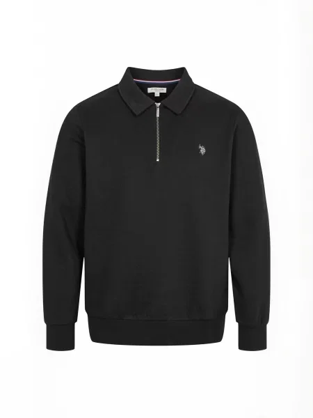 U.S. POLO ASSN. Pulover UMDag negru