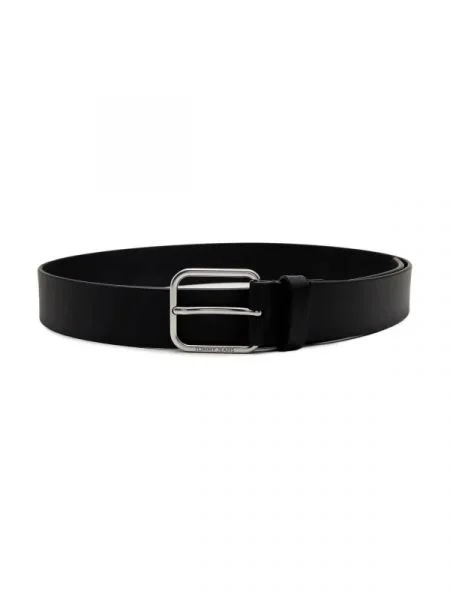 Tommy Jeans De piele curea TJM SCANTON negru