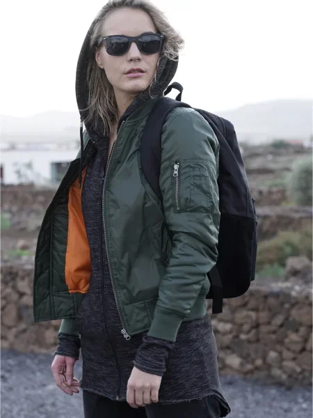 Geacă bomber Urban Classics negru