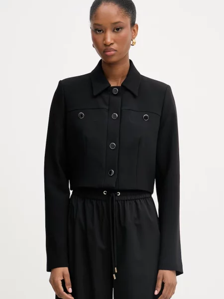 Morgan sacou pentru femei din vâscoză negru