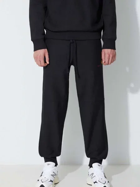 Спортивні штани Carhartt WIP American Script Jogging Pant чорні
