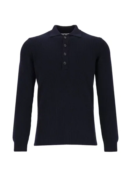 Tricou polo Al Duca D’aosta 1902 tricotate albastru
