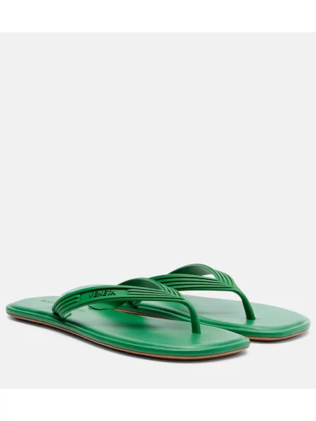 Chiloți tanga Bottega Veneta verde
