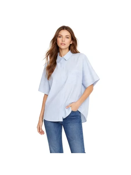 Koszula Armani Exchange niebieska