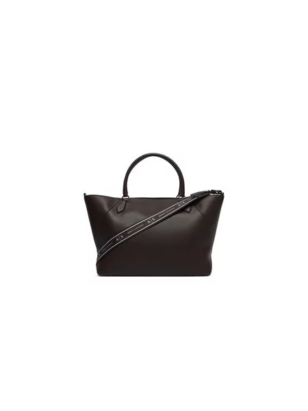 Ročna torba Armani Exchange Temno rjava