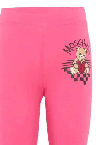 Dětské legíny Moschino růžové