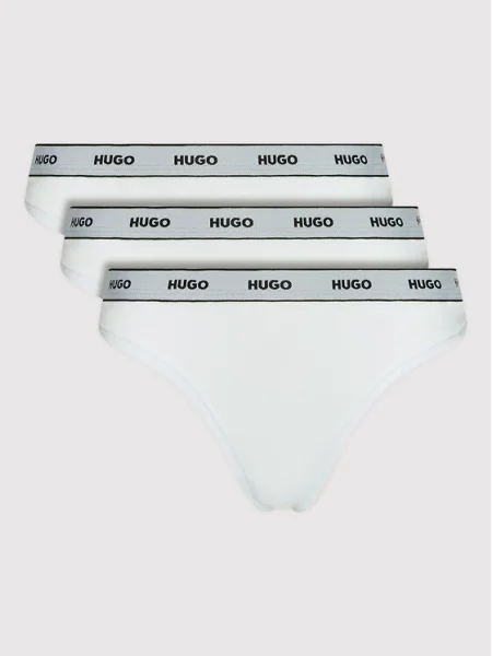 HUGO Set de tanga﻿ alb