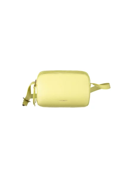Torebka crossbody Coccinelle skórzana żółta