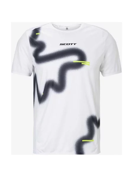 Koszulka z krótkim rękawem Scott RC Run czarny L biały