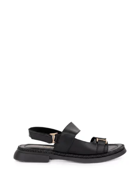 Sandale Sergio Moretti Firenze cu cataramă slingback negru