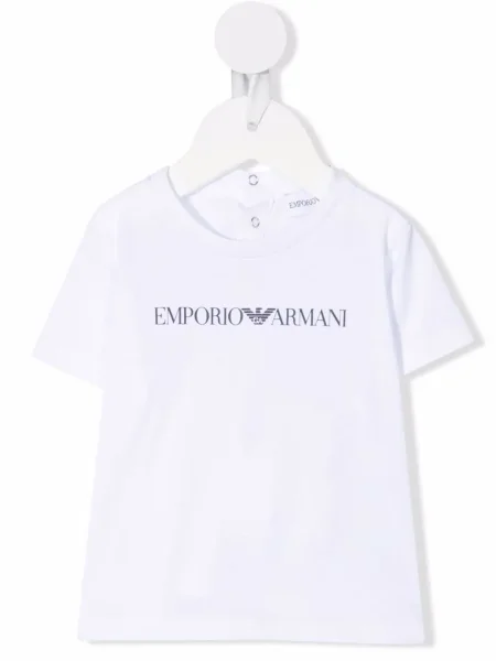 Koszulka dziecięca Emporio Armani biała
