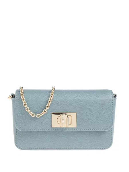 Body Furla din piele albastru