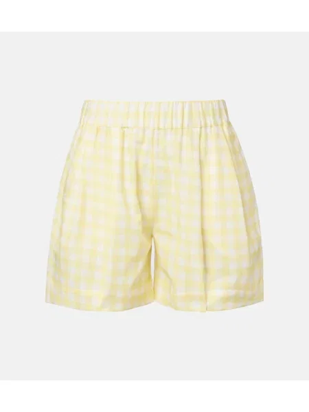 Pantaloni scurți Asceno de in galben
