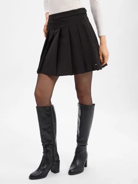 Tommy Hilfiger spódnica mini Kobiety jednolity 34 czarny