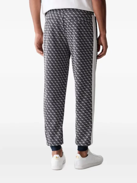 Ριγέ τρέξιμο παντελόνι Guess με σχέδιο μπλε