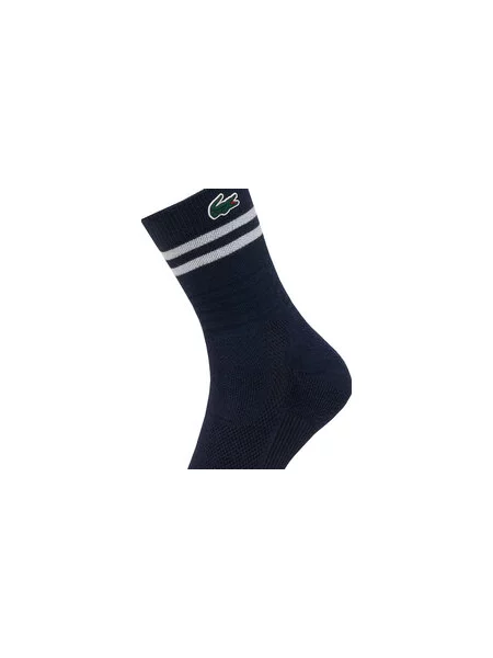 Pánské ponožky Lacoste navy blue/white bílé