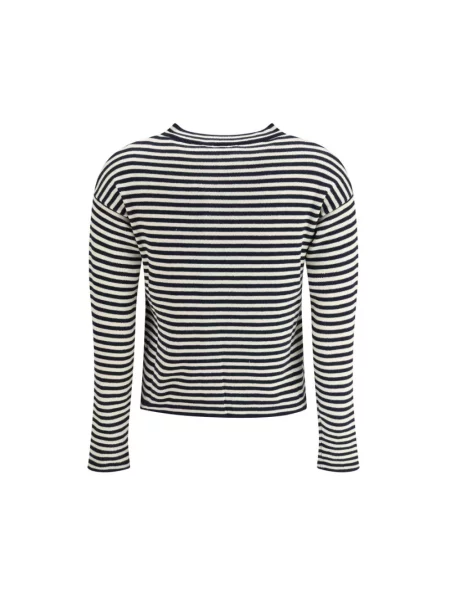 Lniany kardigan Weekend Max Mara niebieski