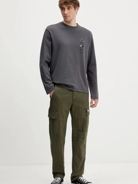 Tommy Jeans spodnie w fasonie cargo zielony