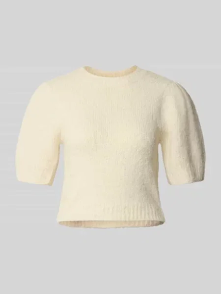 Sweter z dzianiny o kroju regular fit z dodatkiem wełny model ‘NOVAH’ Vero Moda